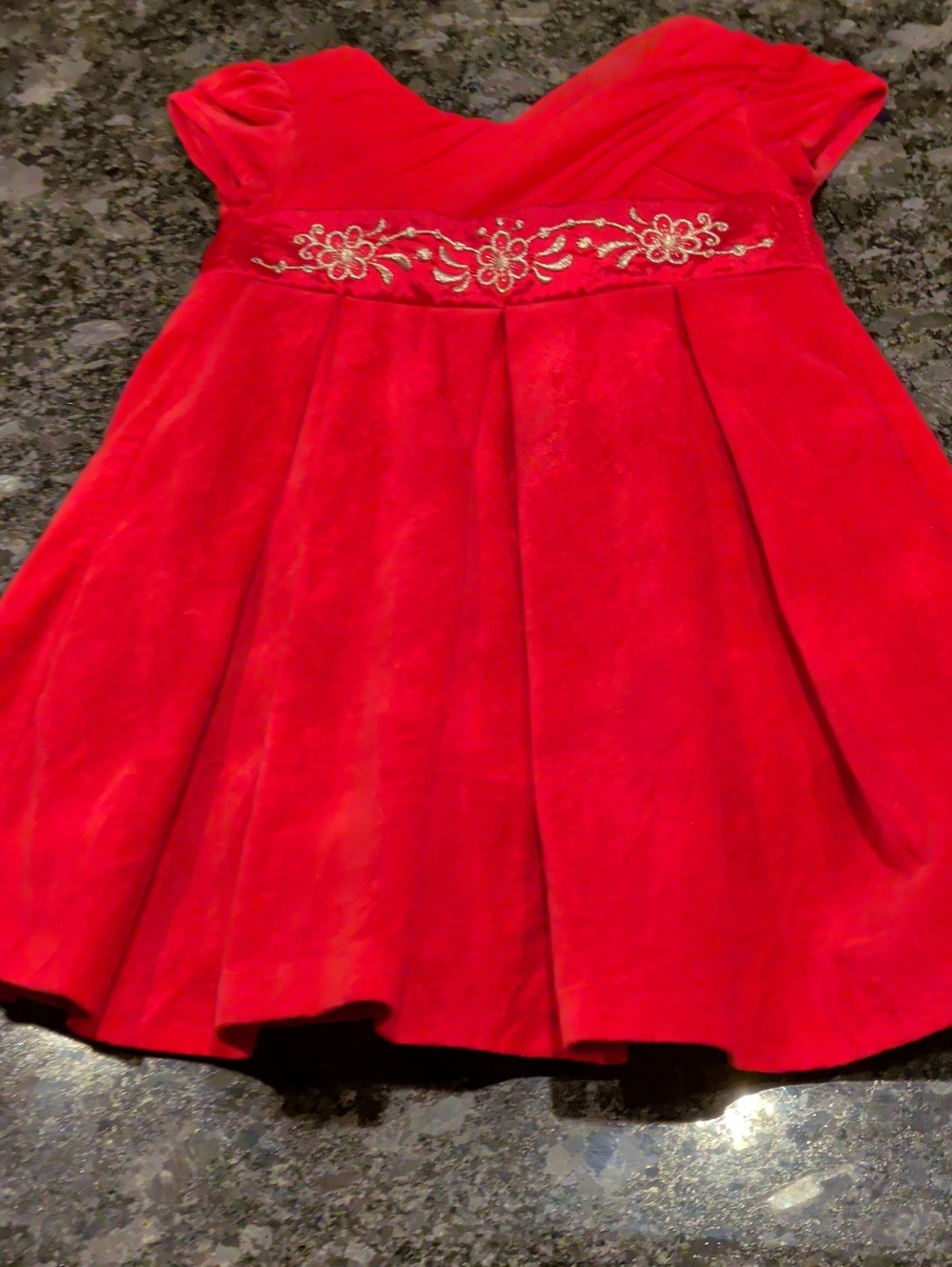 Bitty bitty by American Girl Girls' Red Formal Dress Size 3 Like New Lot
